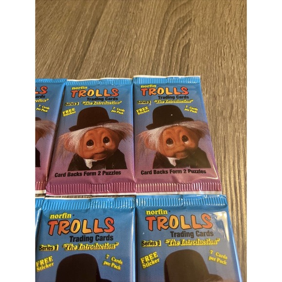NORFIN Toys Vintage Norfin Troll Trading Cards 992 Series 1 Lot Of
